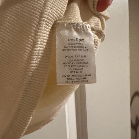 Women’s Faded Glory Tan Ribbed Tank Top Size Small - Picture 4 of 7